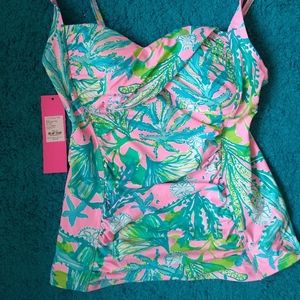 Lilly Pulitzer tankini size 8 worn once